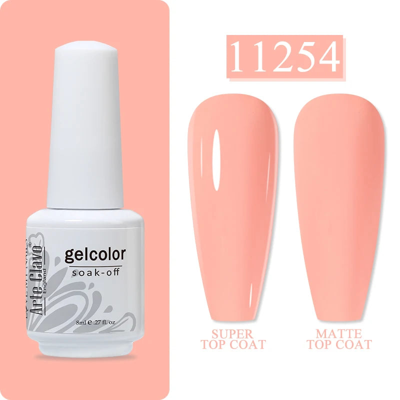 Arte Clavo Art Nails Varnish Base Coat Gel Nail Polish UV LED Lamp