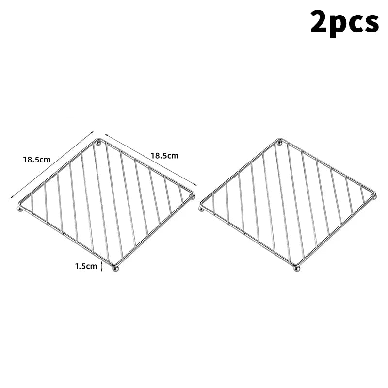 Metal Pot Mat Coasters Heat Insulation Pad Bowl Dish Casserole Table Qme 0 A