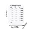 Pet Feeding Reminder Magnet Did You Feed Sticker Apartment Daily Home Qme Three rows China Mainland
