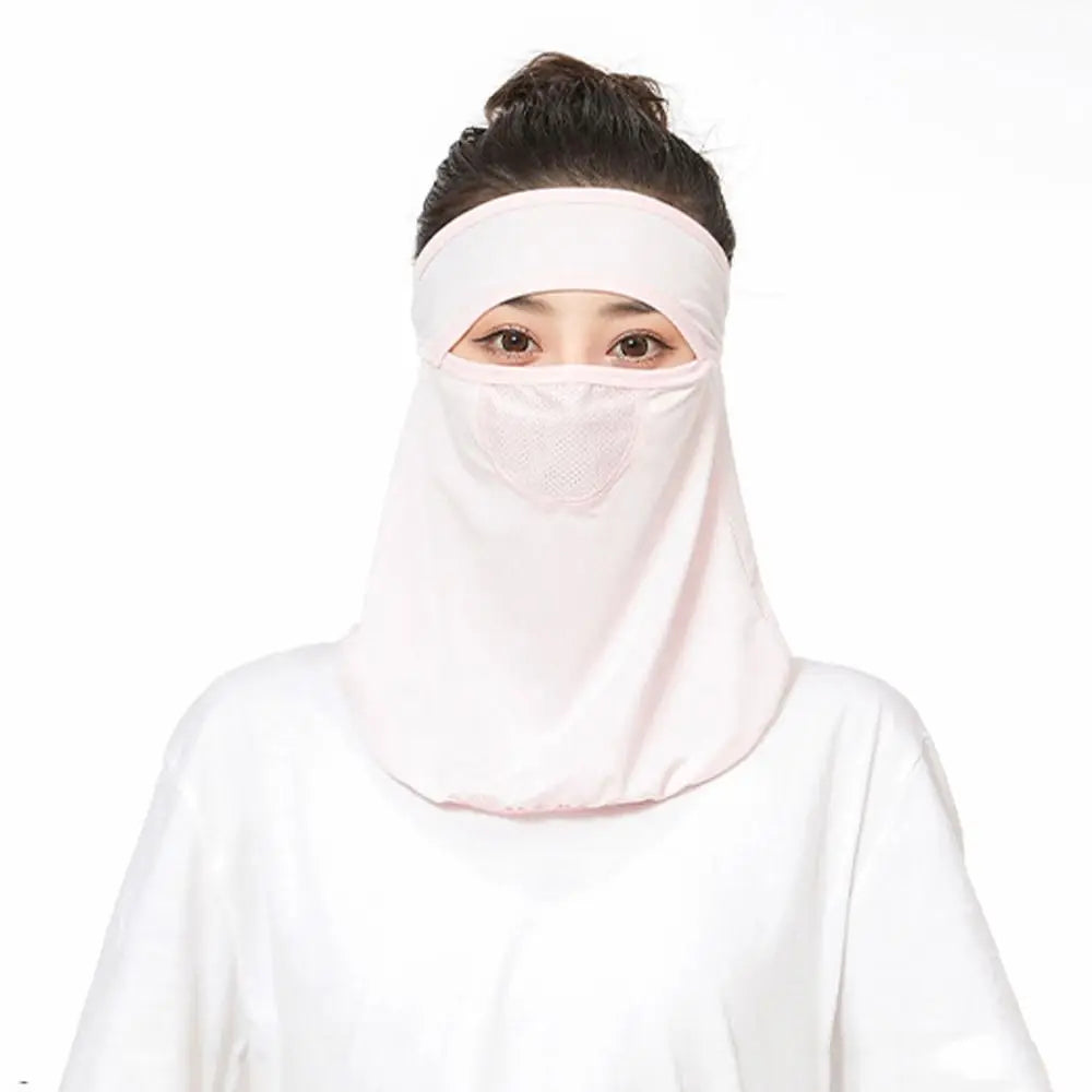 Face Cover Sunscreen Veil Outdoor Face Shield Men Fishing Face Mask Womne Neckline Mask Face Gini Mask Summer Sunscreen Mask Qme