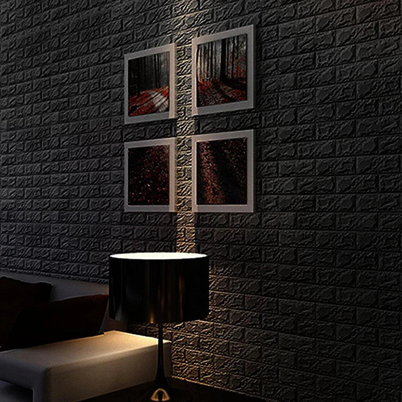 Waterproof Wall Sticker Self Adhesive Panels European 3D Wallpaper Qme