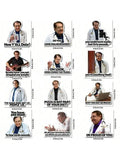 5 Kitchen Household Refrigerator Magnets Fun Inspirational Quotes Qme 12pcs
