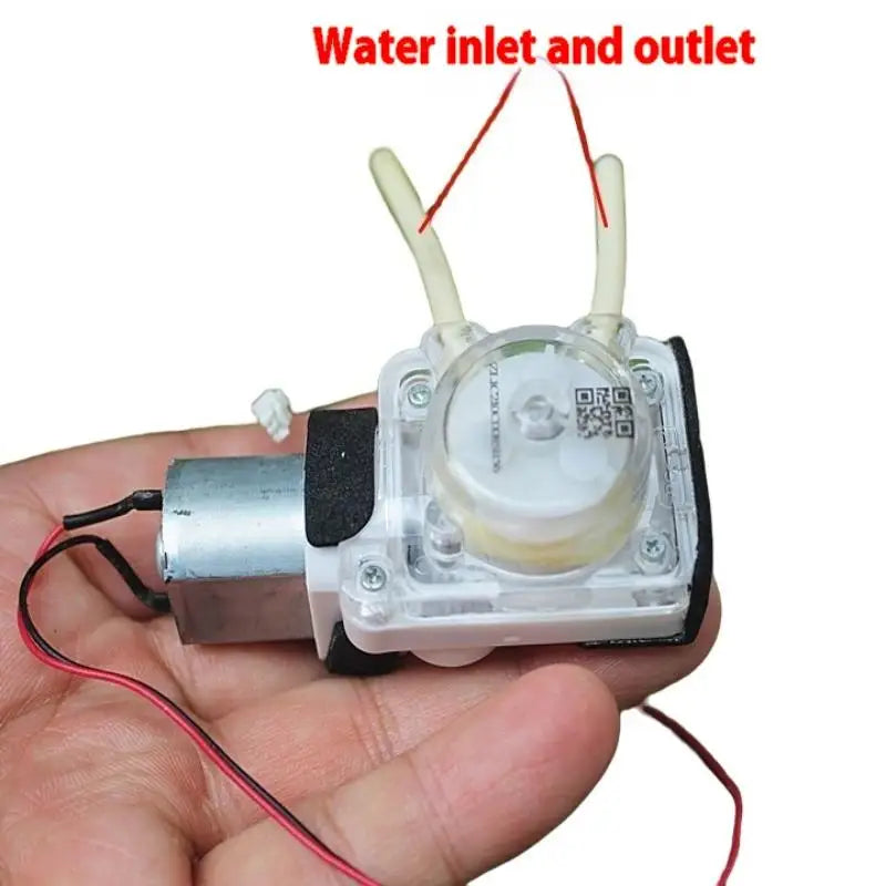 1Pc Self Priming Pump Micro DC 3V 3.7V Peristaltic Water Pump Can Change Flow Direction Of Inlet And Outlet Small Liquid Pump. Qme