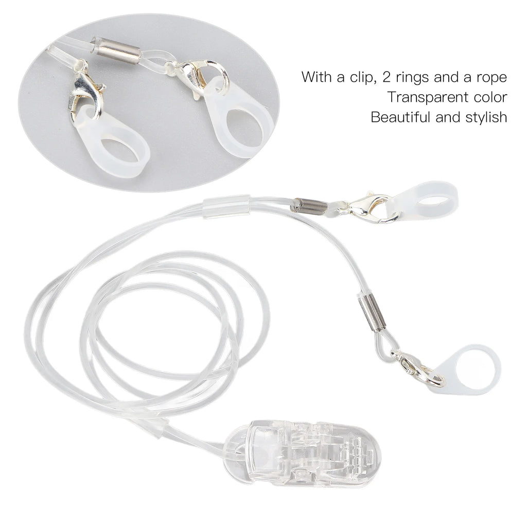 Hearing Aid Lanyard Hearing Aids Holder Clip Prevent Falling Off Lost Hearing Aids Fixation Lanyard Clip For Seniors Supplies Qme