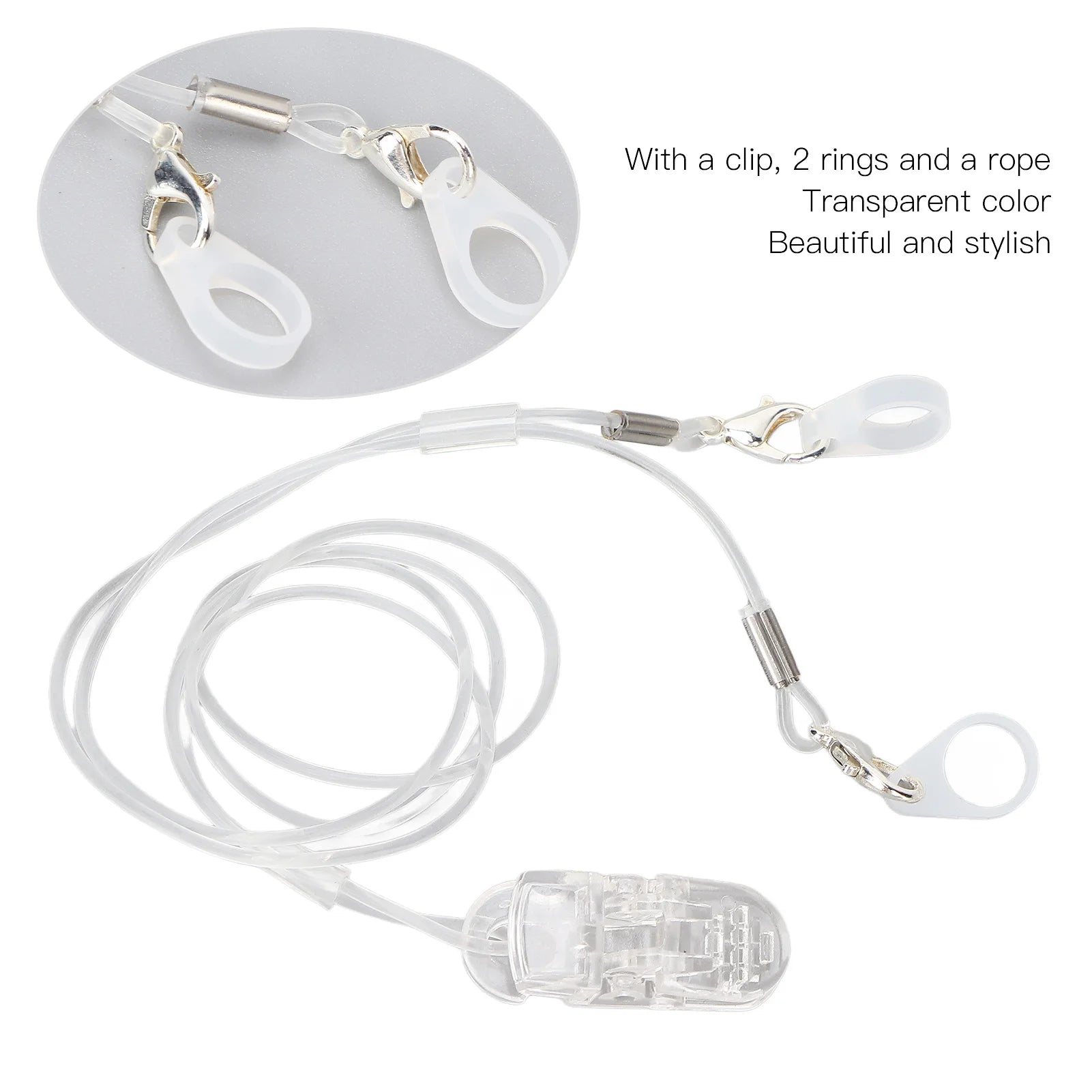 Hearing Aid Lanyard Hearing Aids Holder Clip Prevent Falling Off Lost Hearing Aids Fixation Lanyard Clip For Seniors Supplies Qme