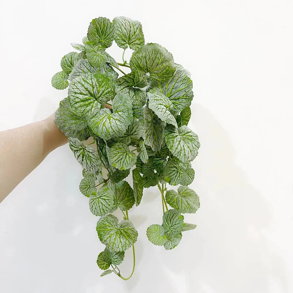 1PC Simulated Vine Plants, Crabapple Leaves, Living Room Green Plants, Display Window Decorations Qme