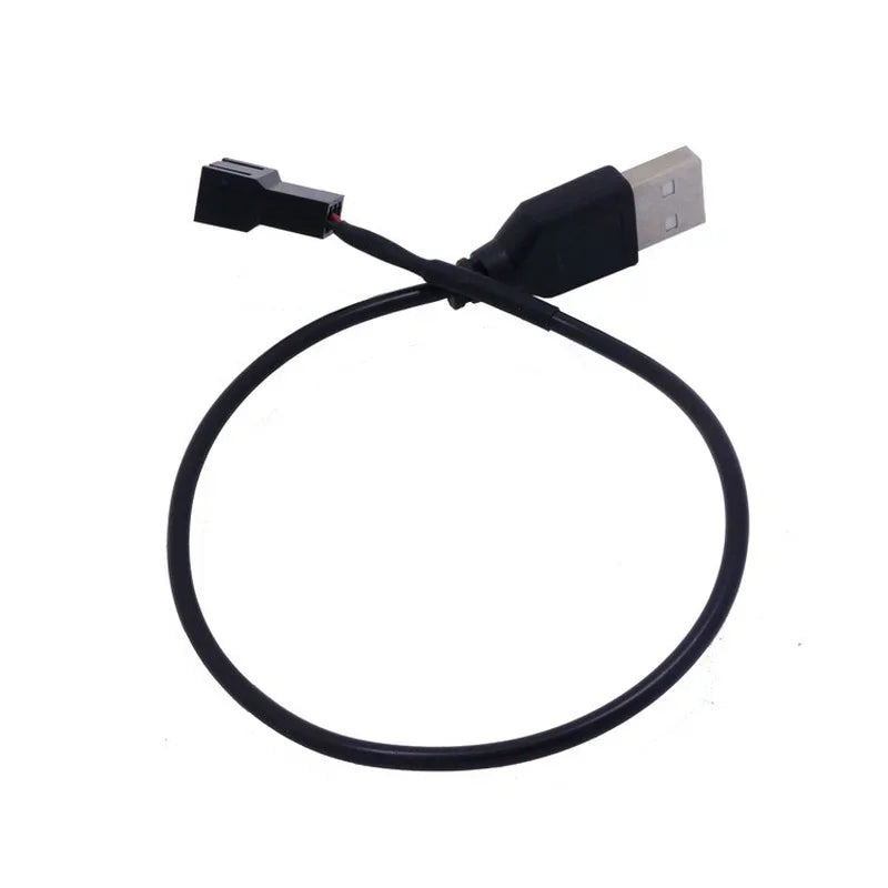 10pcsUSB to 4pin fan adapter cable CPU chassis fan USB adapter cable 12V fan to 5V adapter cable Qme