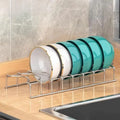 Stainless Steel Dish Drying Rack Bowl Plate Pot Cover Kitchen Storage Qme A1