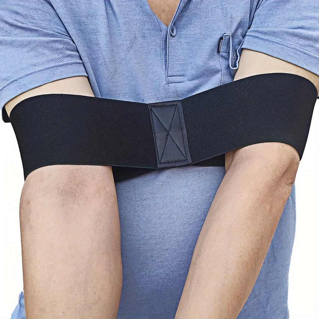 Improve your golf swing with this black posture correction - the ultimate outdoor sports training! Qme