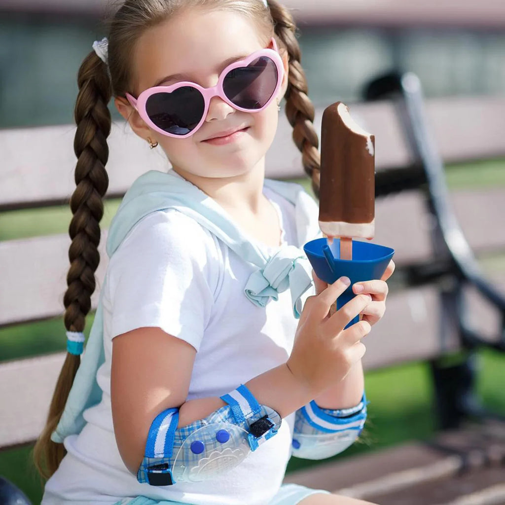 New Drip-Proof Popsicle Rack Drip Free Ice Holder No Mess Free Frozen Treats Rack Popsicle Holder with Straw For Kids Ice Cream Qme