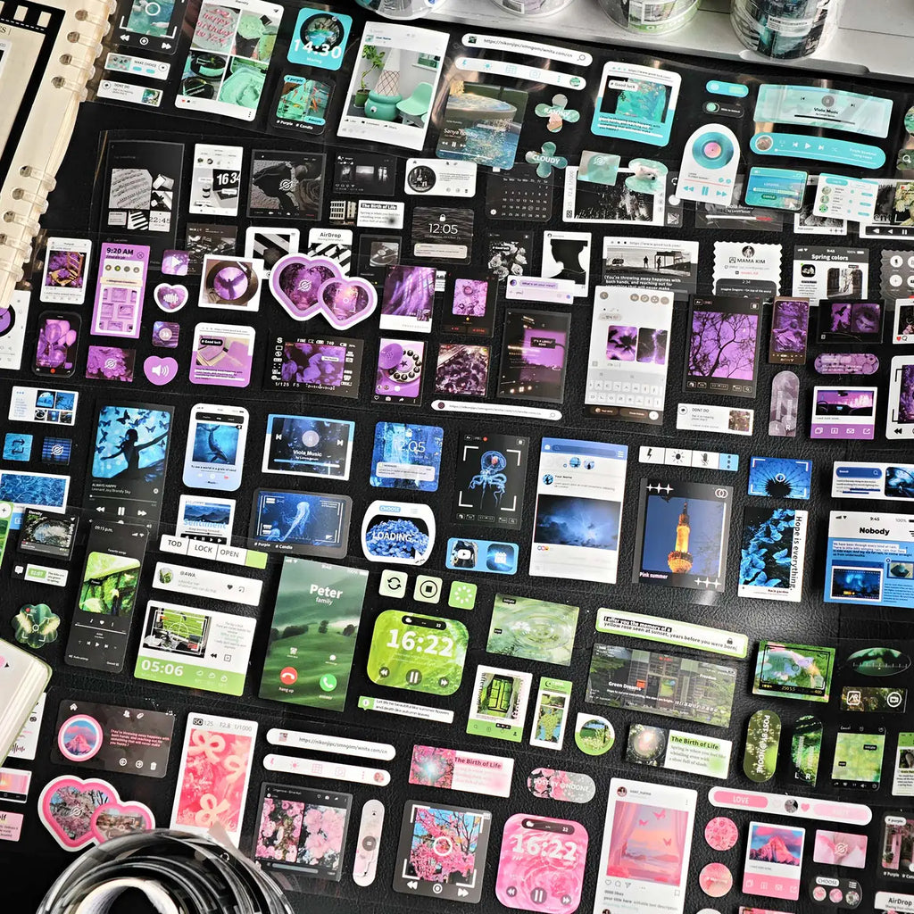 6x200cm Movie Film Theme Landscape Washi Tape DIY Scrapbooking Collage Junk Journal Sticker Hand Account Label Masking Tape Qme