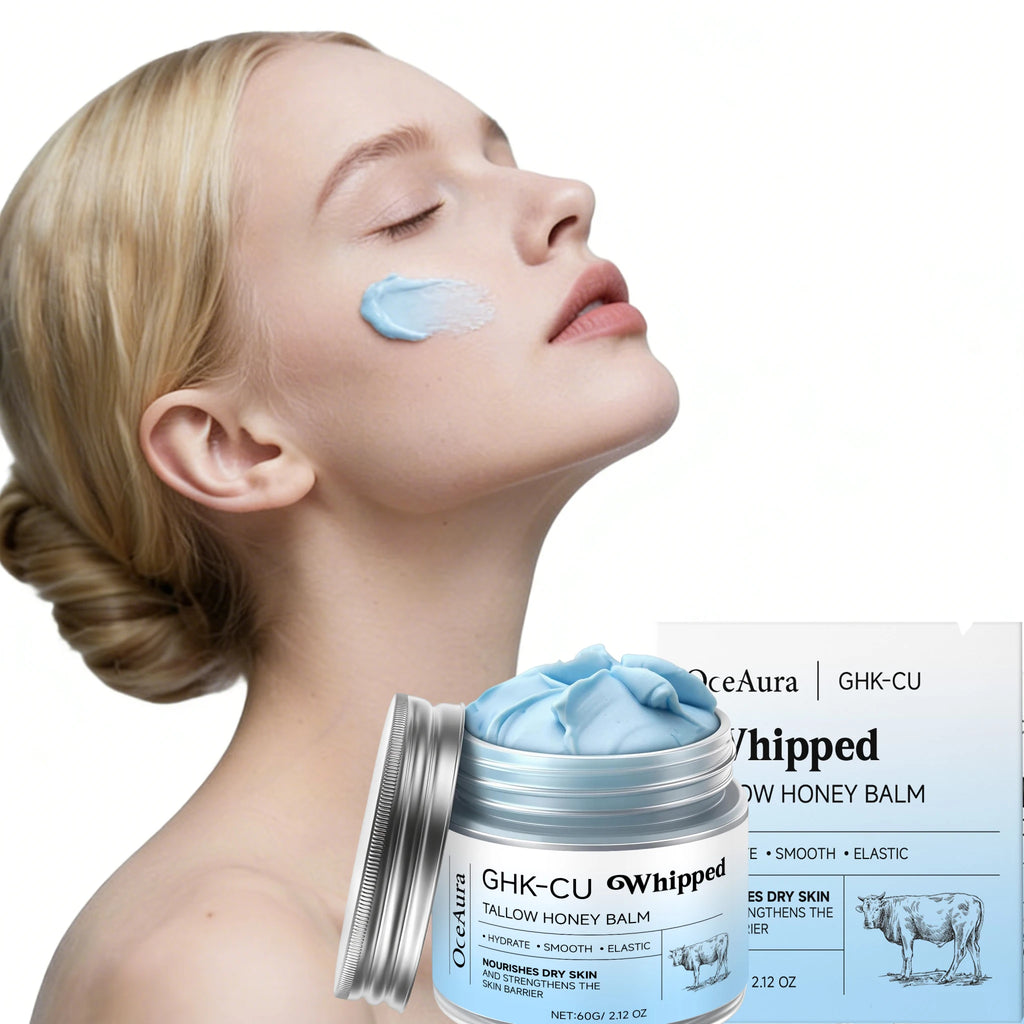 Whipped Beef Tallow And Honey Balm Moisturizing Beef Tallow Face Cream Body Lotion Grass Fed Grass Finished Face Cream Skin Care Qme