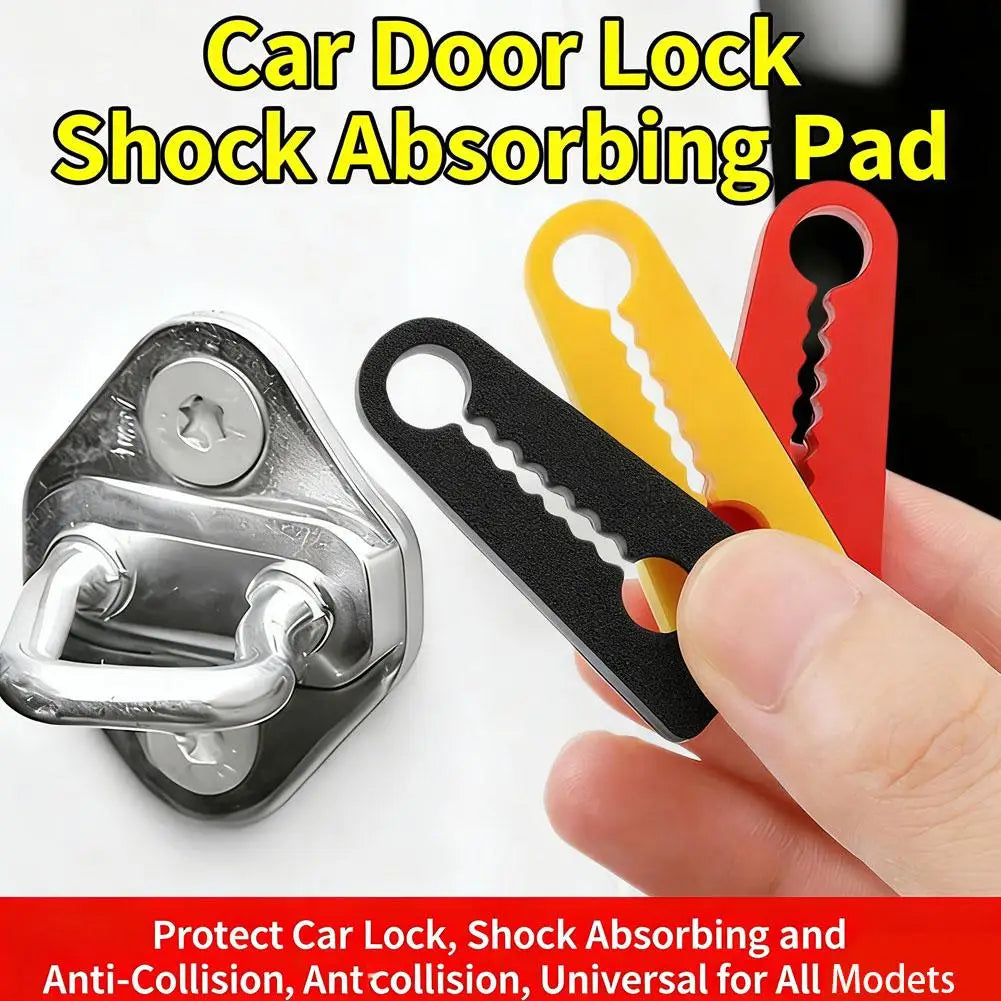 4pc automobile Door Damper Easy Installation Silicone Damper Cushion Car Door Shock-Absorbing Pad For Vehicles RV Truck Trailer Qme