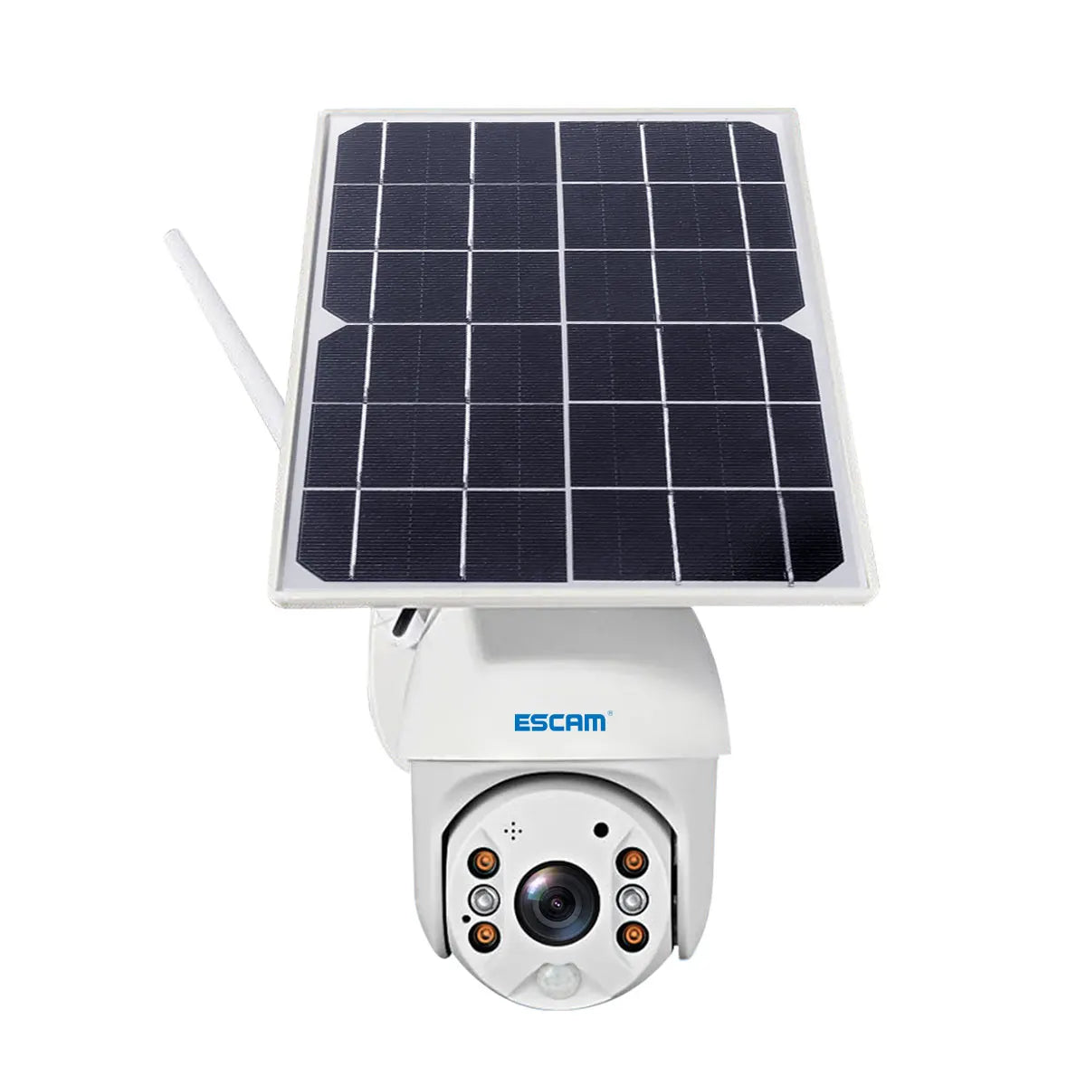 ESCAM QF280 1080p Wifi Version Shell Solar Security Camera Outdoor Surveillance Waterproof CCTV Camera Smart Home Two-way Voice Qme
