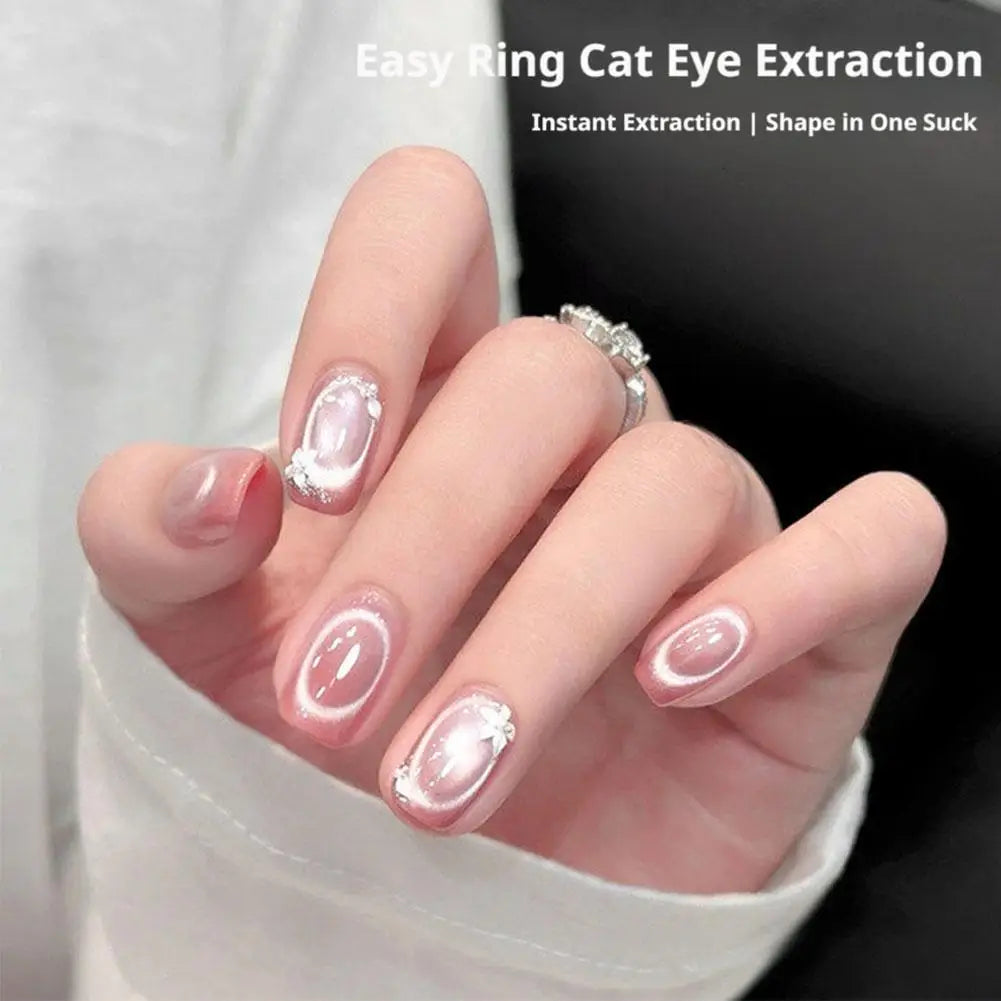Cat Eye Nail Magnet Nails French Tool Effect Perfect DIY Salon Qme