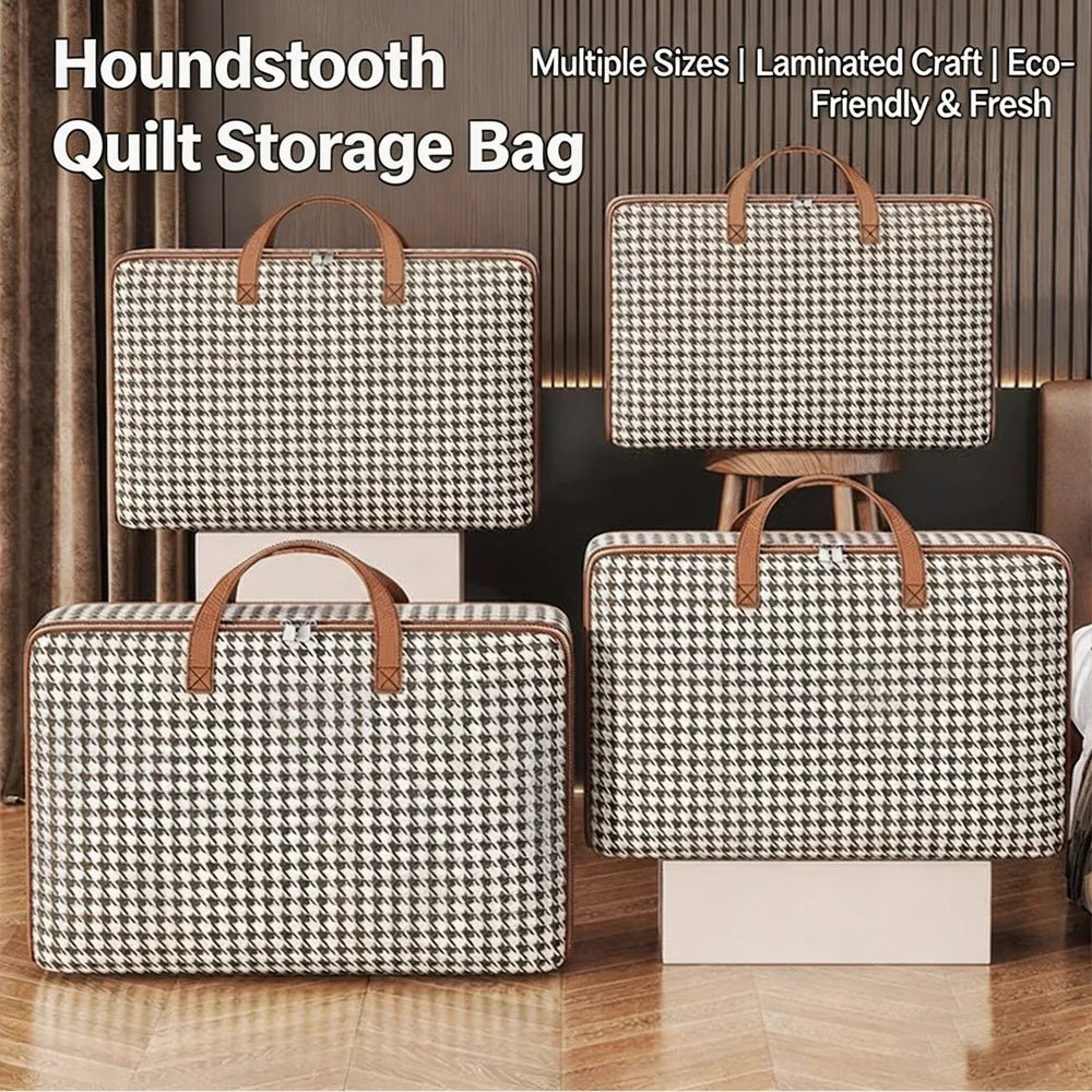 Waterproof Moisture-Proof Large Capacity Moving Bag Student Travel Luggage Organizer Home Storage Sack for Clothes & Blankets Qme