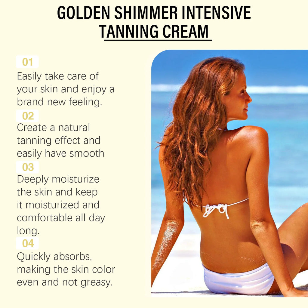 Tanning Accelerator Gel Natural Lasting Self Solarium Sunless Tanner Body Face Glow Bronzer Nourishing Intensive Tanning Cream Qme