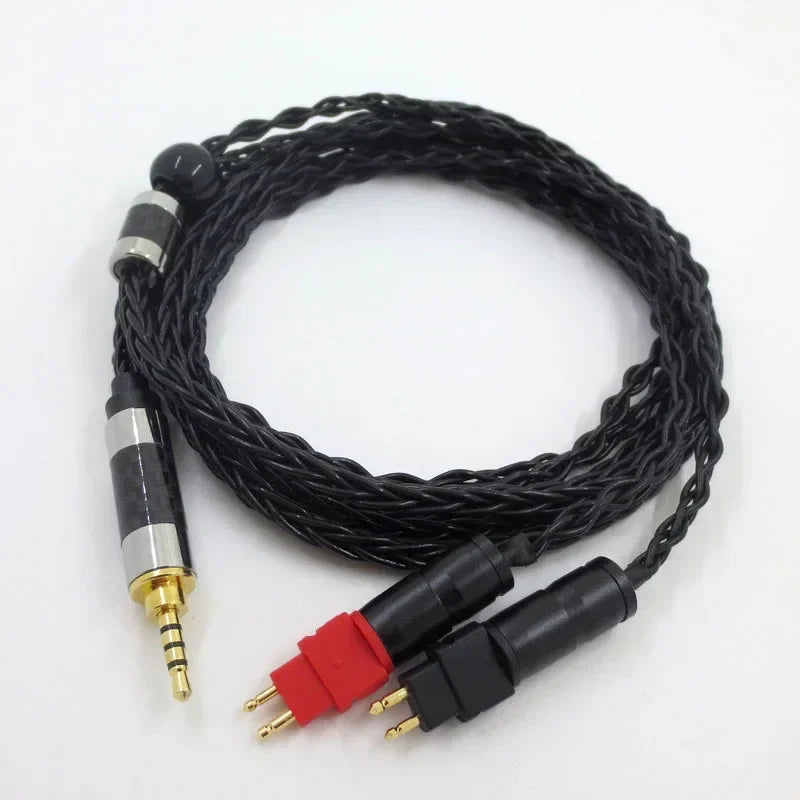 Headphone HD600 25 Hd580 HD650 Hd660s Headphones Replacement Audio Cable 3.5mm 2.5mm 4.4mm Balance Jack Qme 2.5MM balance 1.2m