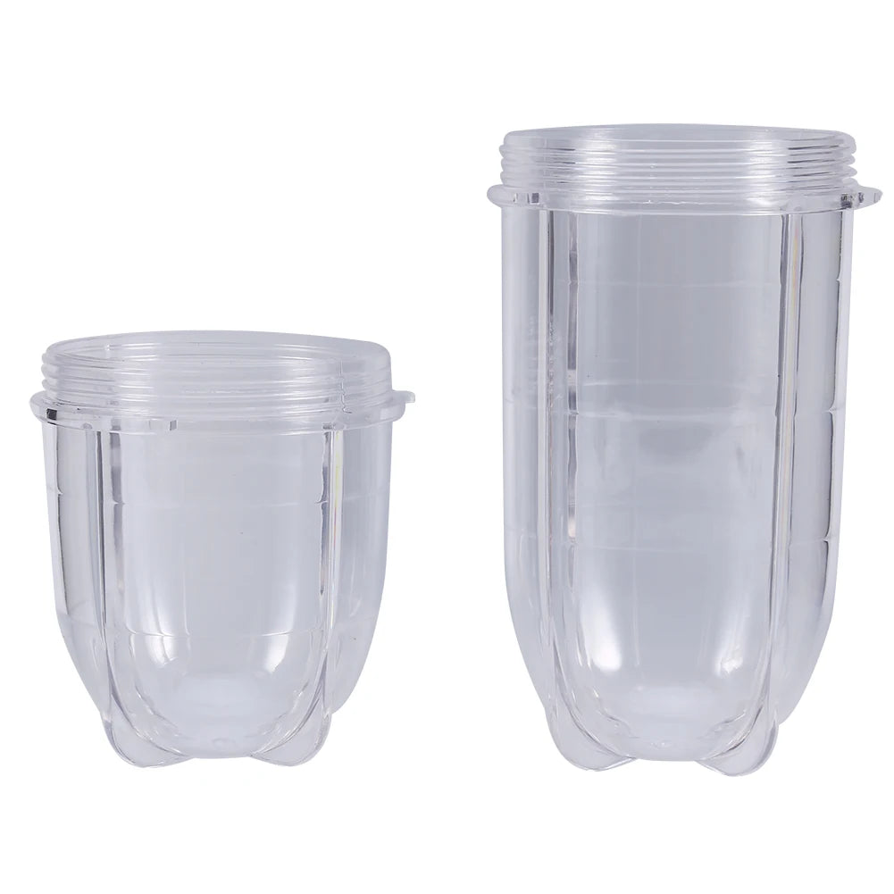 Plastic Transparent Blender Juicer Replacement Cup Tall or Short Mug Mixing Cup Replacement Parts for Kitchen Blender Qme