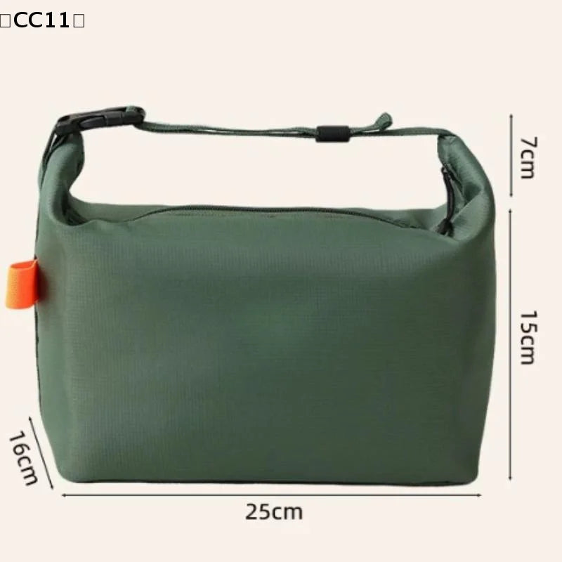 Lunch Insulated Bento Bag Aluminium Foil Lunchbox Ice Portable Dinner Qme