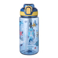 Cute Cartoon Printed Kids Water Cup Popular Portable Children Qme blue