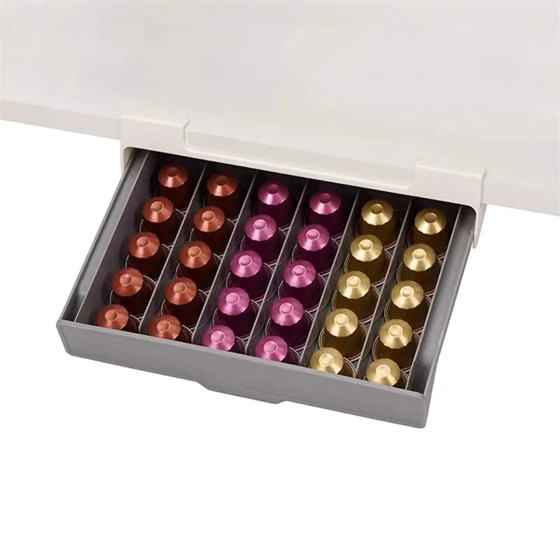 Capsule Holdercapsule Coffee Tea Bag Organiser Home Storage Box Qme