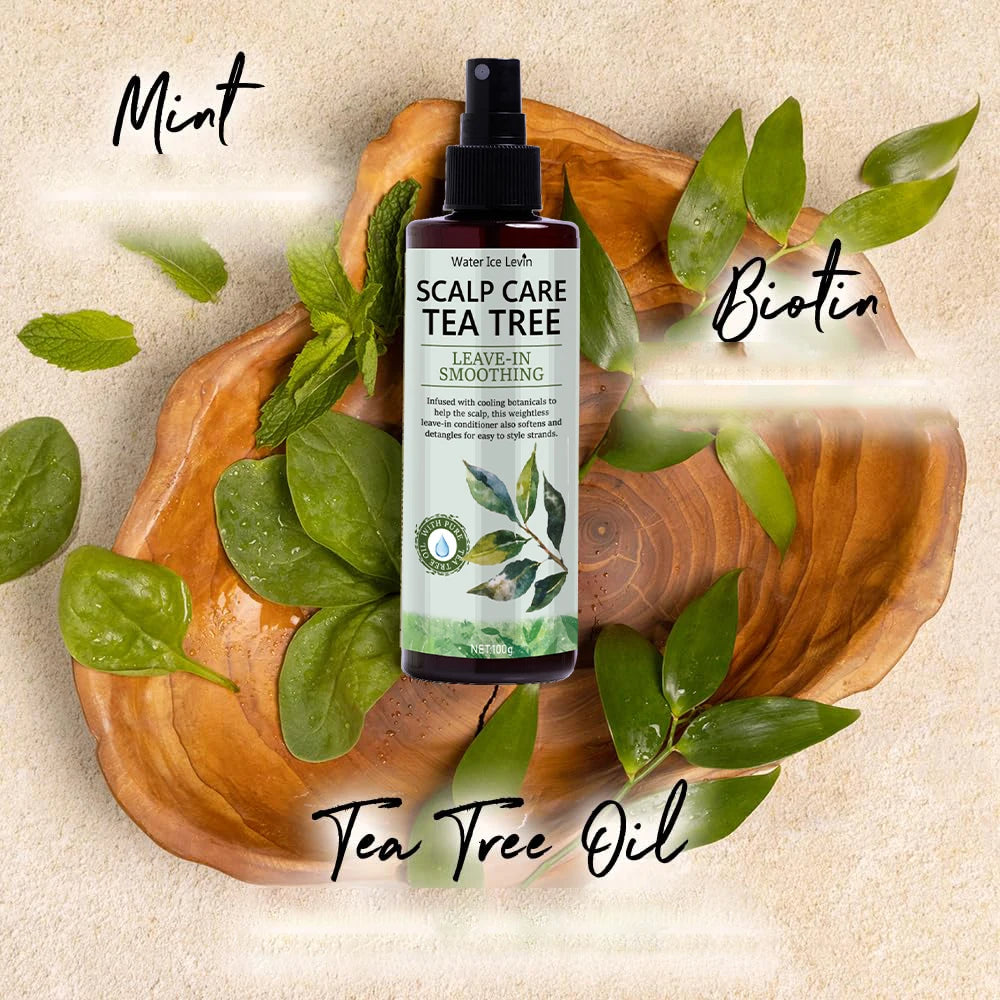 Tea Tree Essential Oil, Deeply Moisturizes Dry and Frizzy Hair, Suitable for Facial, Body, Light Beige Skin Care, and Nails, an Ideal Choice for All Seasons Qme