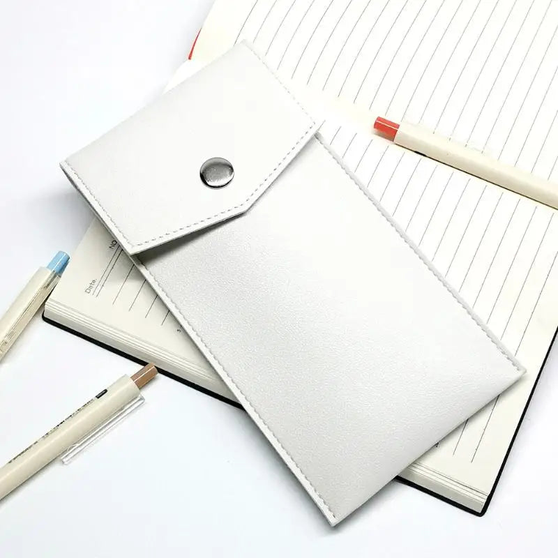 PU Leather Pencil Case Storage Bag Student Glasses Portable Qme A12