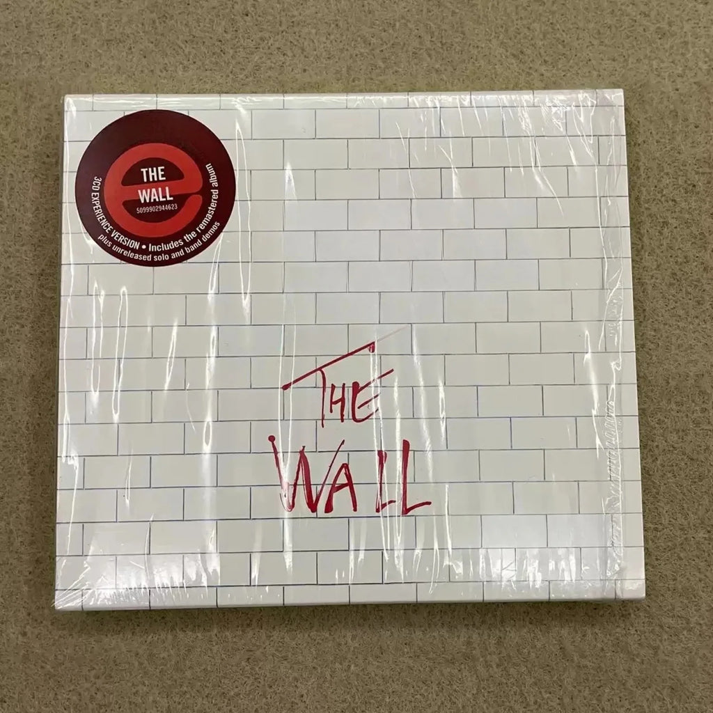 Classic Rock Concept CD Album, Brick Wall Visual Art Cover, Remastered High-Fidelity Edition for Rock Fans & Home Decor Qme