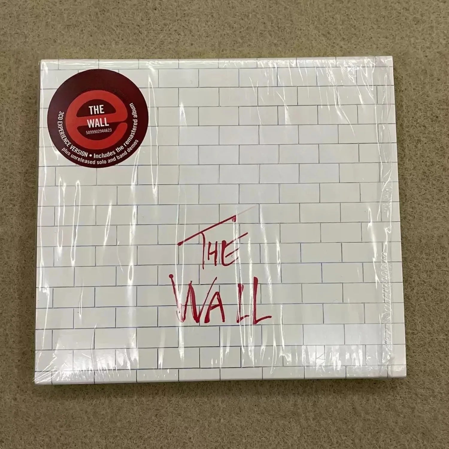Classic Rock Concept CD Album, Brick Wall Visual Art Cover, Remastered High-Fidelity Edition for Rock Fans & Home Decor Qme