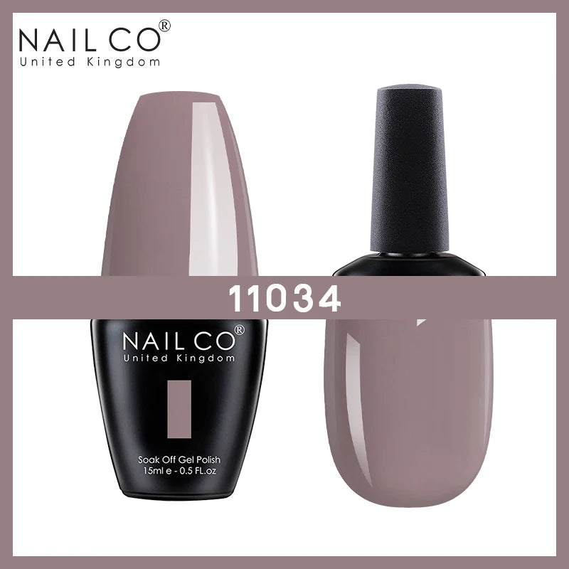 NAILCO Nude Nails Gel Nail Polish UV LED Semi-permant Varnish Hybrid