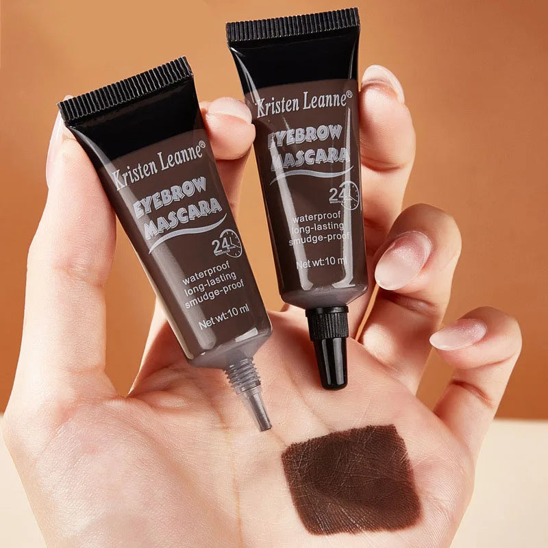6 Color Eyebrow Enhancers Cream Women Natural Liquid Dyeing Eyebrow Set Brow Tattoo Pigments Lasting Waterproof Eyebrow Gel Qme