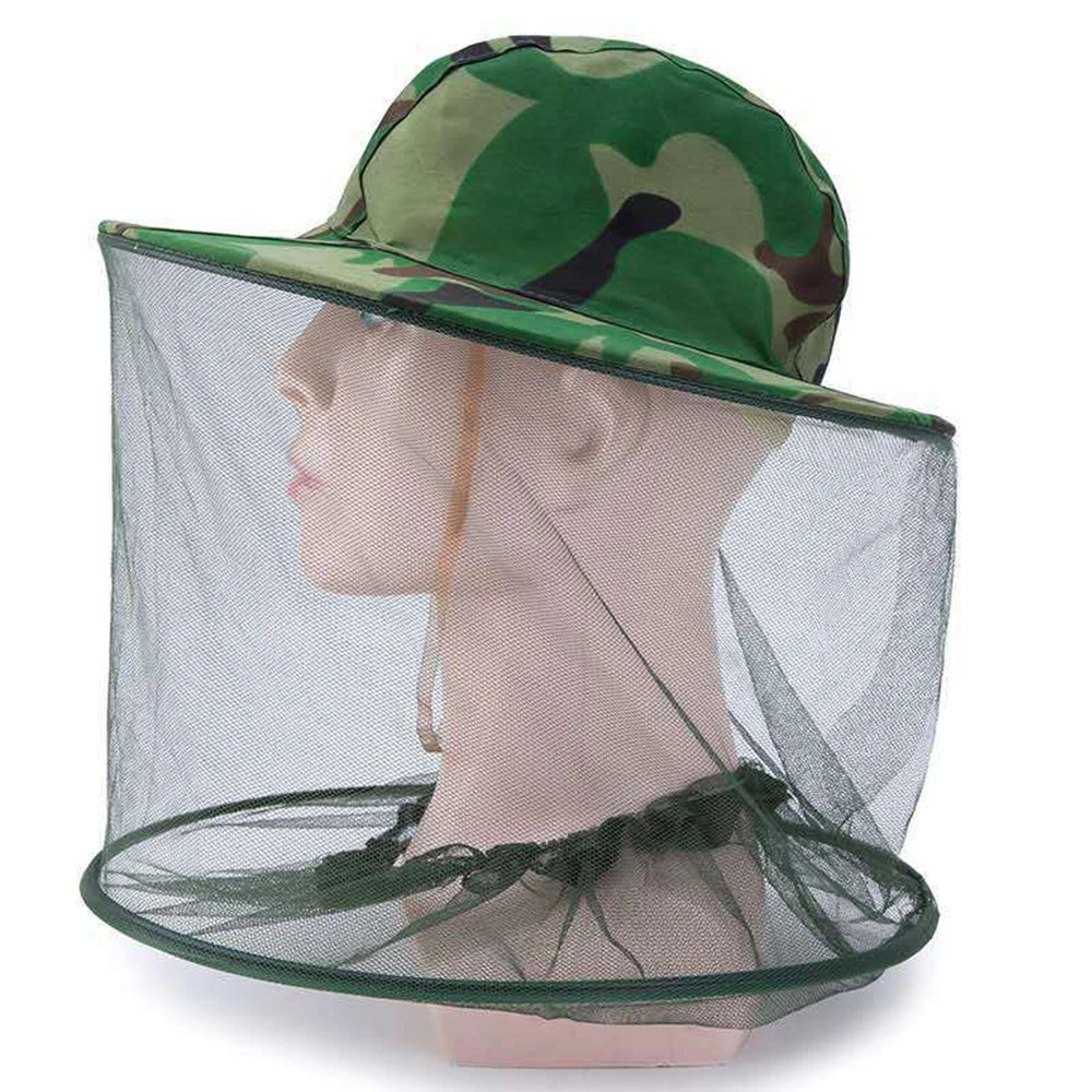 Garden Outdoor Night Fishing Sun Caps Insect Repellent Mosquito Caps Net Men'S And Women'S Bee Caps Breathable Sunshade Masks Qme