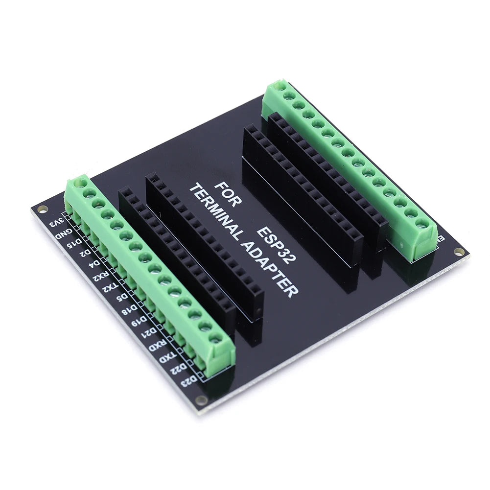 ESP32 Breakout Board GPIO 1 into 2 + ESP32 CP2102 NodeMCU-32S Lua 30Pin GPIO WiFi+Bluetooth-compatible Development Board Qme