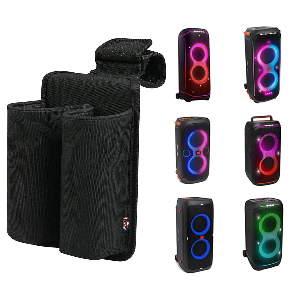 Mic Hanger Storage Holder Mic Organizer Bag Microphone Organizer for JBL PartyBox Wireless Microphone Accessories Qme