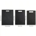 Marble Texture PP Cutting Board Antibacterial and Mildew Cutting Board Kitchen Vegetable Cutting Board Dishwasher Safe Qme 3PCS black