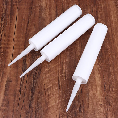 1/3Pcs Caulk Caps Caulking Sealant Tube Empty Tube Refillable Sealant Bottle Tool Home Reusable Squeeze Qme