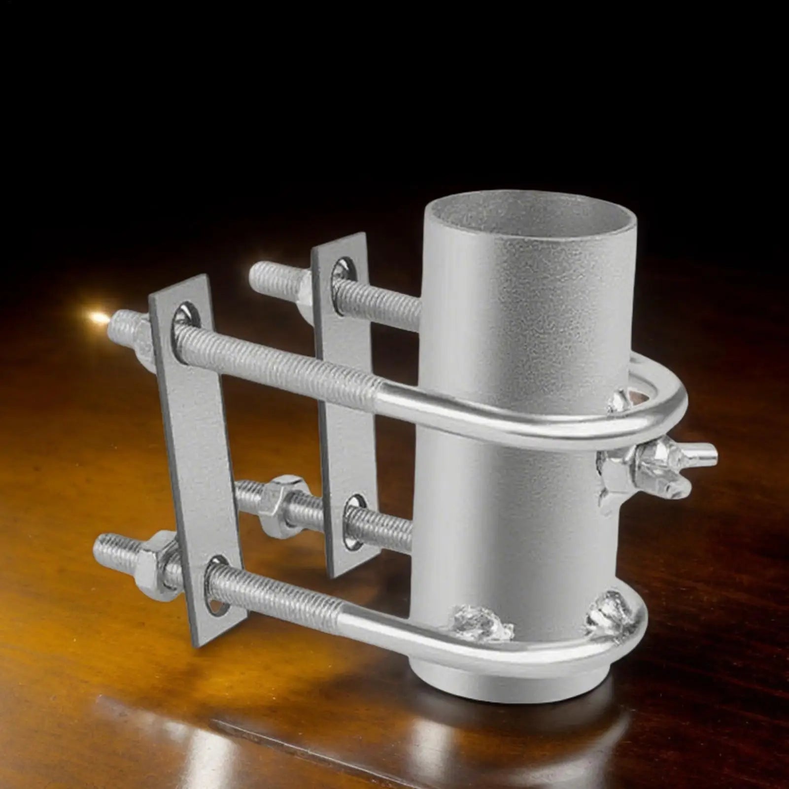 Umbrella Holder Deck Railing Clip Adjustable Bracket Base Thickened anti rust universal fixed sunshade umbrella frame Qme