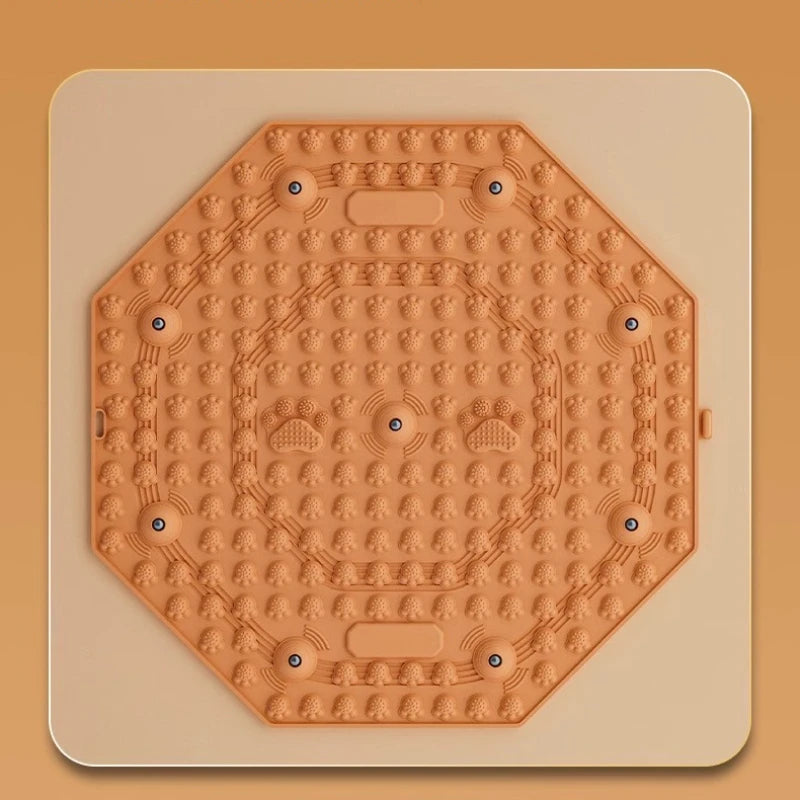 Traditional Chinese Medicine Round Acupressure Board Jogging Foot Qme