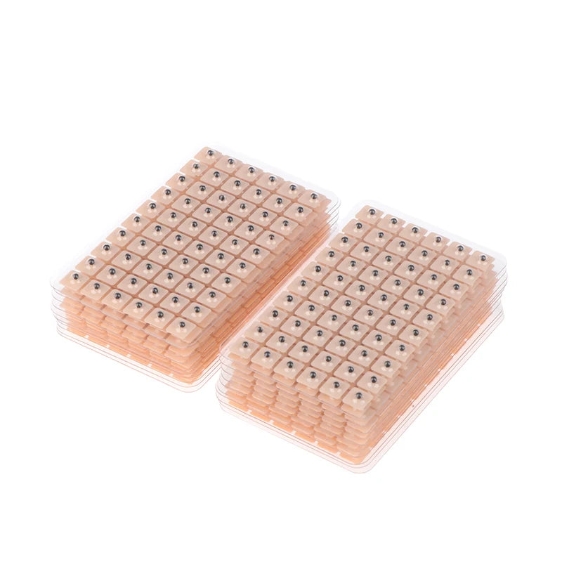 Ear Point Stickers Pressure Stick Acupuncture Magnetic Beads Qme