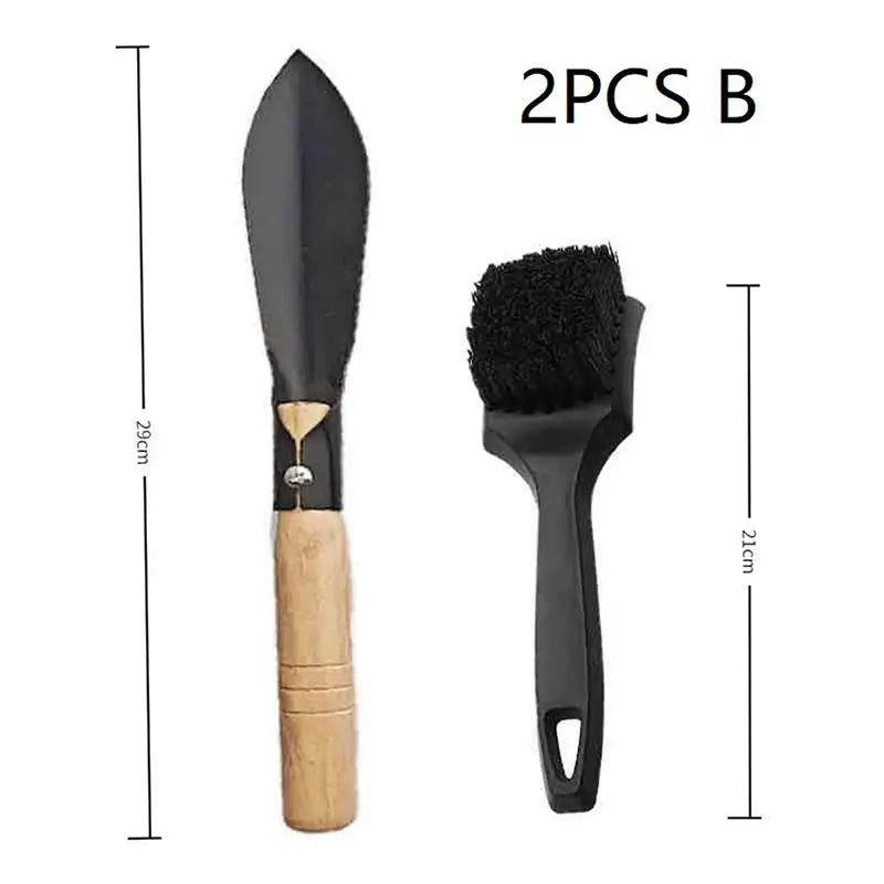 2/3pcs Lawn Mower Scraper Brush Trimming Accessories And Cleaning Tools Gardening Maintenance Lawn Care Equipment Tool Set Kit Qme 2PCS B