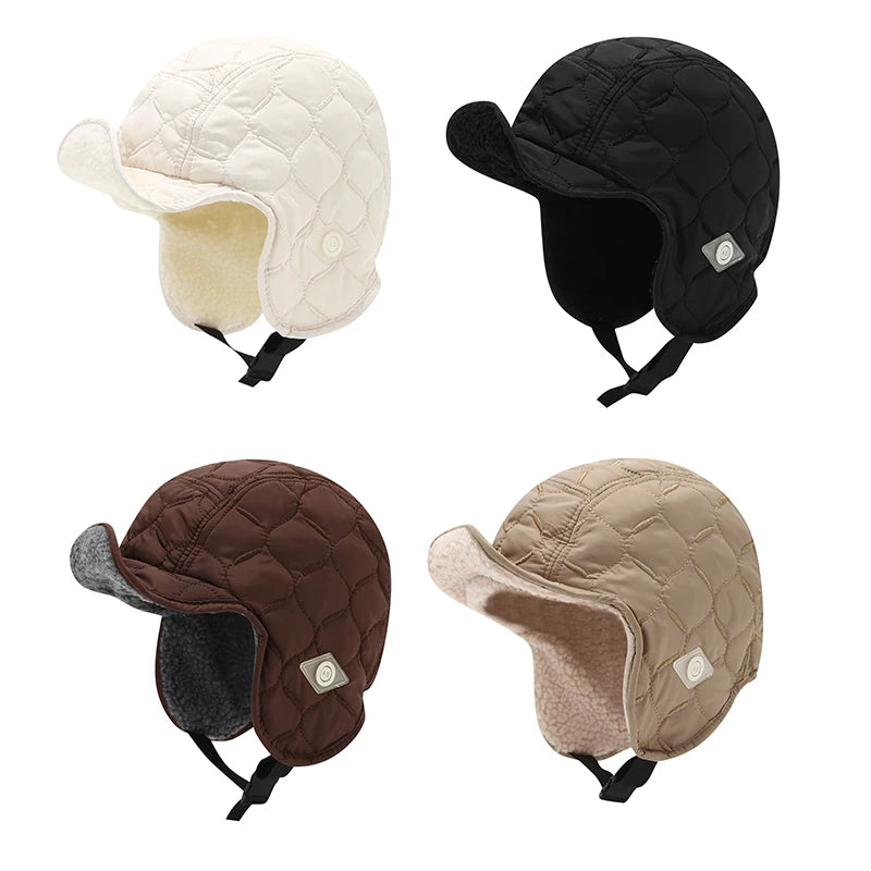 Winter Men Women Trapper Aviator Trooper Earflap Warm Waterproof Ski Qme