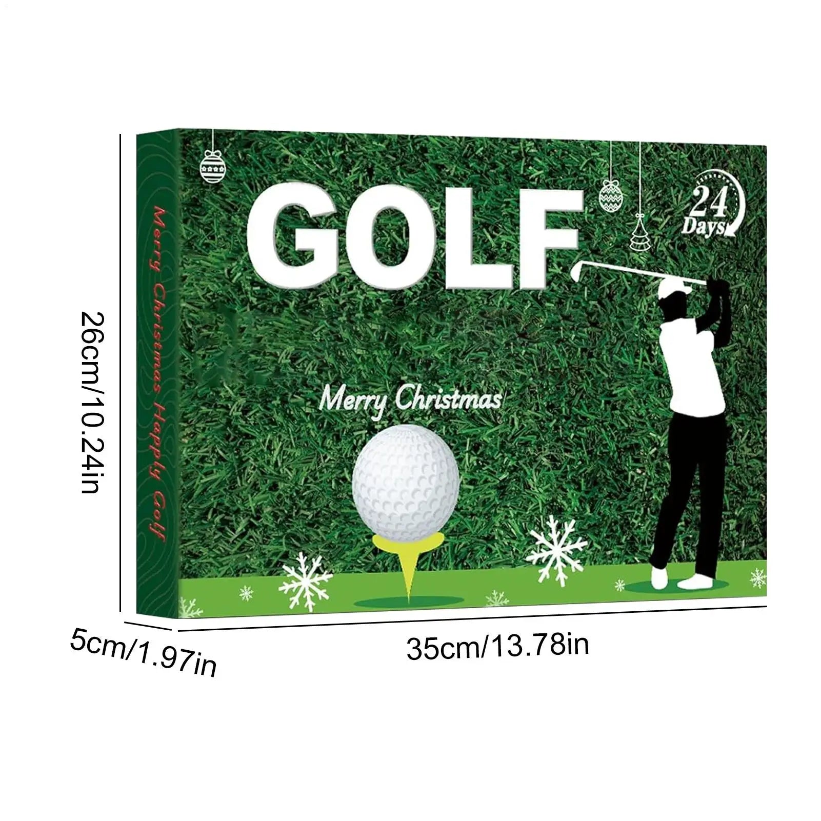Christmas Countdown 24 Days Golf Accessories Christmas Holiday Countdown For Women Men Teens Boys Girls Father Husband Boyfriend Qme