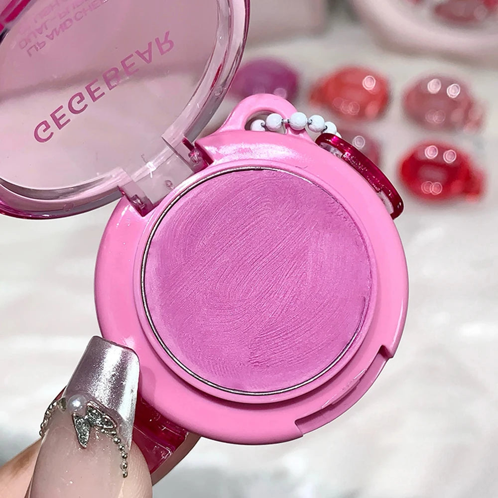 Gege Bear Multi-use Matte Blush Cream Dual Purpose Lip Cheek Tint Qme