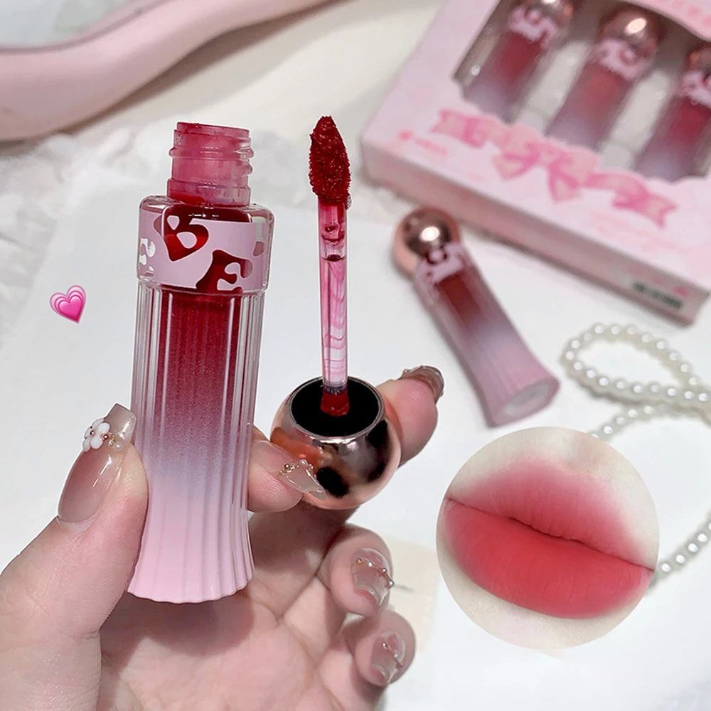 Gege Bear Velvet Mist Lip Glaze Matte Clay Long-lasting Non-drying Qme