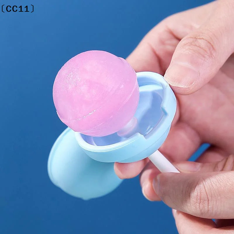 Silicone Popsicle Mold Lollipop Ice Tray Food Grade Reusable Qme