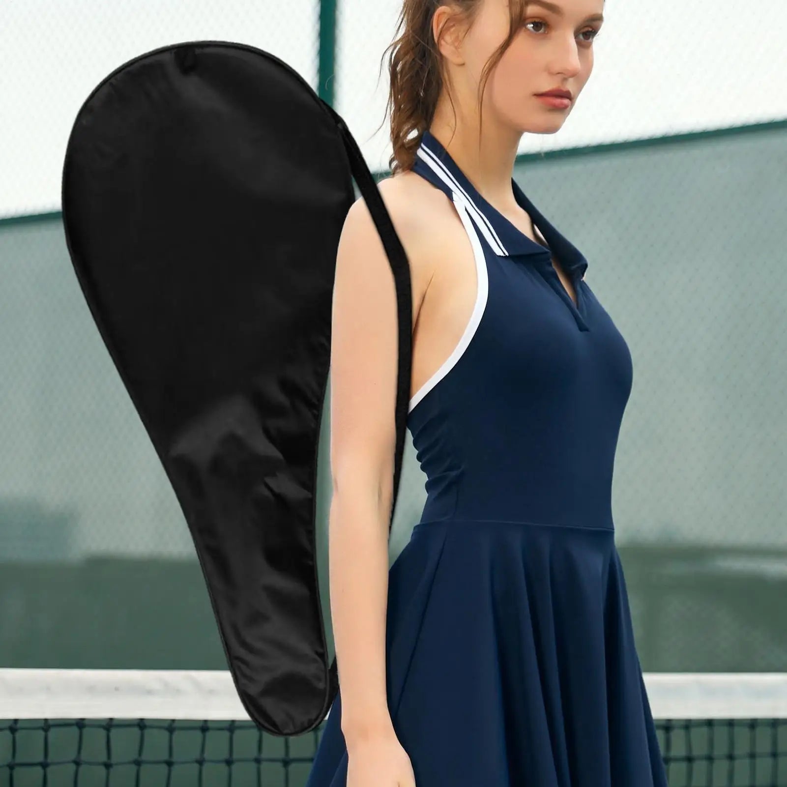 Bag for Tennis Racket Badminton Racket Carrying Bag Tennis Racquet Carrying Pouch for Gym Competition Badminton Training Qme