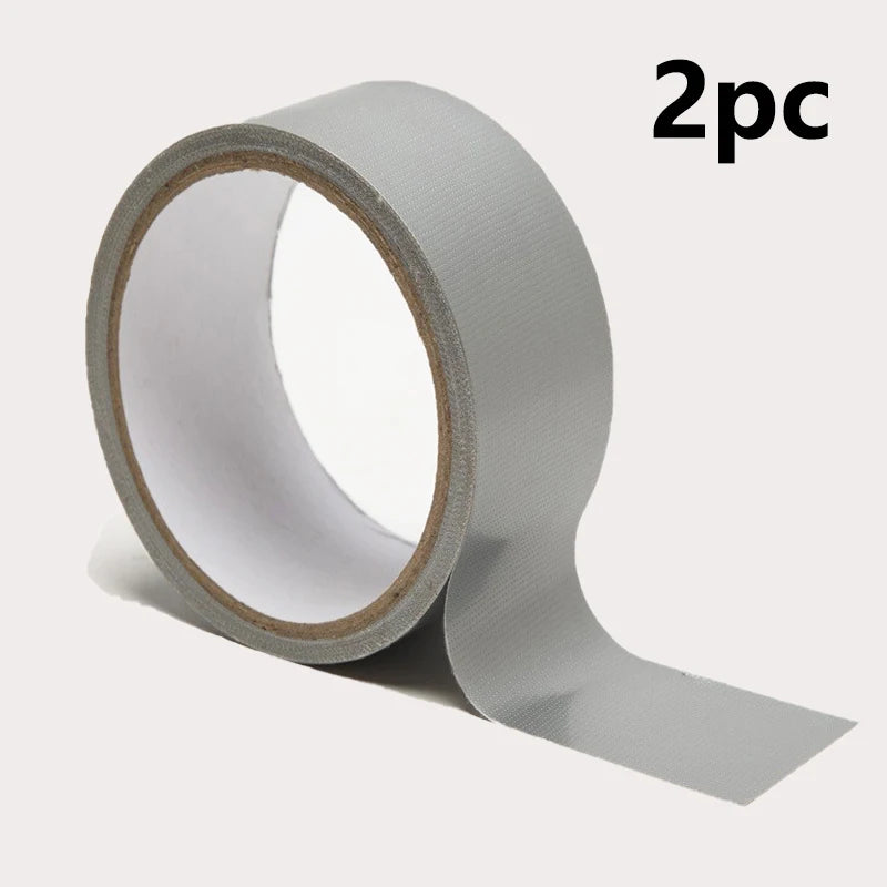 Super Sticky Cloth Duct Tape - Heavy Duty Industrial Adhesive Tape Waterproof for Carpet Binding Floor Repair Bundling Qme 40mmx10M 2PC