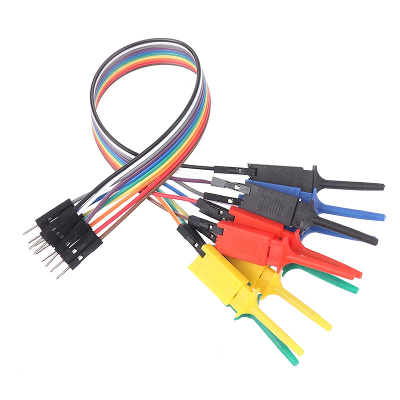 Logic Analyzer Cable Chips Pins Connecting Testing Gripper Probe Test Qme B