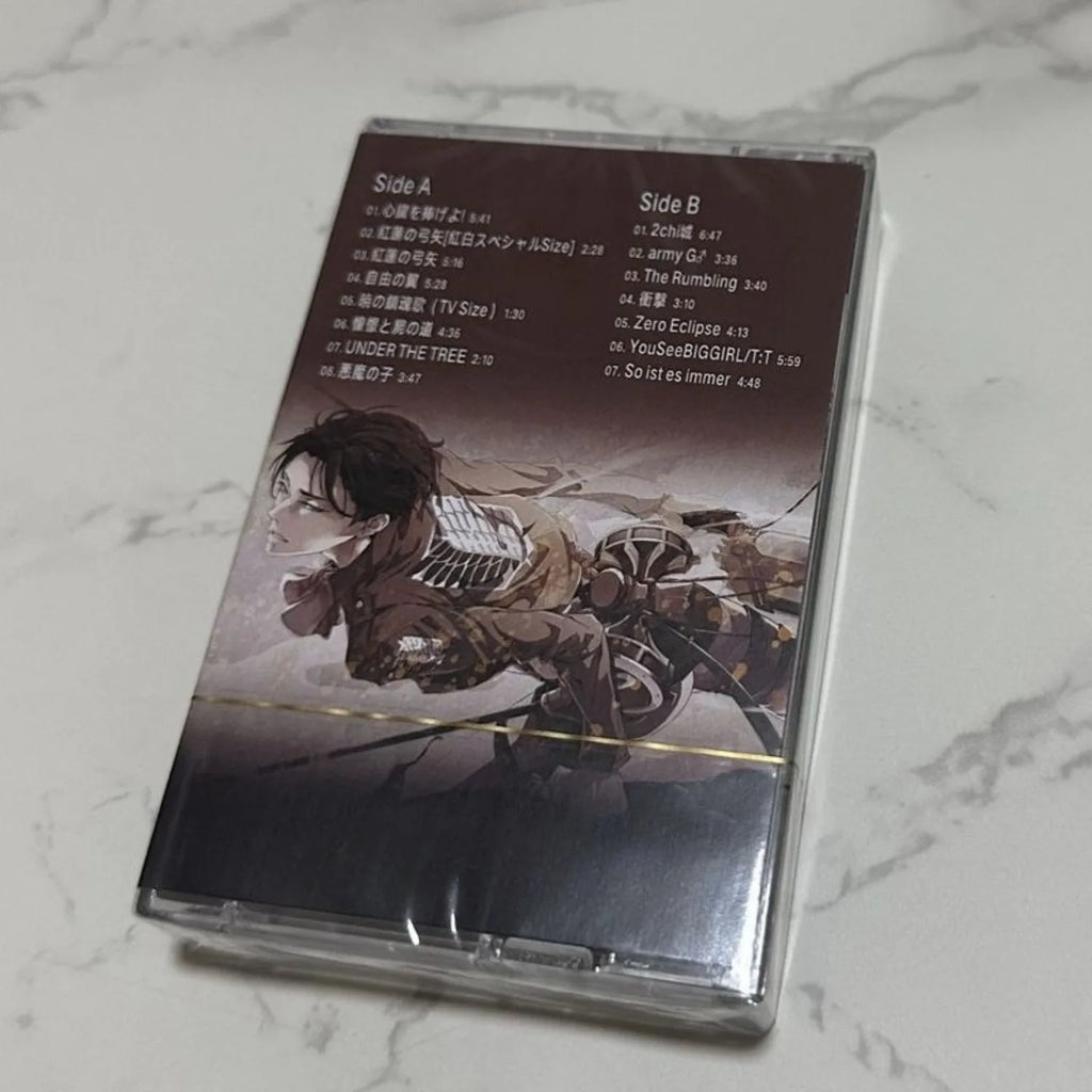 Action Anime Soundtrack Cassette Tape 2-Piece Set, Set or Single Available,Retro Nostalgic Format, Theme & OST Reissue Qme